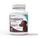 K9 Vyberte probiotikum pre psy, s Inulin - 90 Žuvacie tablety - podporuje zdravé trávenie a živiny Absorpcia - Pes probiotiká a tráviace enzýmy - probiotiká pre psy Tráviace zdravie