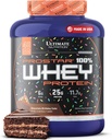 Ultimate Nutrition Prostar Whey Protein Powder Izolát, Čokoládový narodeninový koláč - Nízky obsah tuku, Powder s vysokým obsahom bielkovín Shake pre svalovú obnovu - Nízky obsah sodíka, nízky obsah tuku a Keto Friendly - 5.28 libier Tub
