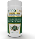 Včela zelená Propolis Kapsule- 100% Green Propolis a Včela Pollen Capsule Supplement- Propolis extrakt, Authentic Brazilian - Certified ISO 22000, Kosher (120 Kapsule)