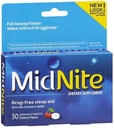 MidNite Sleep Health pre príležitostnú nespavosť, 30 žuvacie Cherry Tablety (Pack of 3)