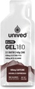 Univened Elite Gel 180-2:1 Pomer jednoduchých a komplexných karbónov s Beta Altanine & Essential Electrolytes - pre Endurance Athletes Runners & Cyclists -180kcal - Double Espresso - 100mg kofeín - balenie 6