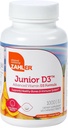 Zahler Junior D3 Chewable 1000IU, Kids Vitamin D, Great Ochutnávka Žuvacie vitamín D pre deti, Optimálny vitamín D3 1000 IU pre deti,Certifikovaný Kosher, 240 Žuvacie tablety
