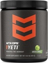 MTN OPS Yeti Powder Energy Drink pred zamestnaním s kreatínom, 200 mg kofeínu a BCAA s Beta Altanine, 30-Serving Tub, zelené jablko
