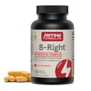 Jarrow Formula B-pravé - 100 Veggie Caps - Nízko-Oddor vitamín B-komplexné Formula - Podpora energie a metabolizmu - Podporuje mozog, srdce a kardiovaskulárne zdravie - 100 Servisov