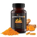 UpWellness Golden Revive + Spoločná podpora doplnok Predstavujeme kurkuma s čierne korenie, Quercetin, a horčík- Turmerica Boswellia Supplement - 6 Aktívne zložky pre spoločnú starostlivosť - 60 Kapsule