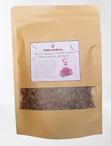 Native Radiance Herbal Supplement - Red Clover Blossoms, 1 oz, Menopauza Podpora, Rastlinné na báze, Prášok, Jedna fľaša, Horúce riasy, Kardiovaskulárne a kostné zdravie