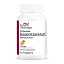 Bariatrické výhody Esenciálny multivitamín bez železa - 200 DV kľúčových živín - Trace Mineral Support* - Multivitamíny pre bariatrických pacientov - Orange - 60 tabliet
