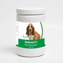 Zdravé plemeno Basset Hound Salmon Oil Soft Chews 120 Počet