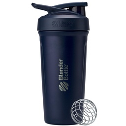 BlenderBottle Šport Izolovaná nerezová oceľ fľaša Shaker s drôtom Whisk, 24-Ounce, námorníctvo 