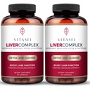 VITASEI Pečeň čistí Detox a opravy, Pečeň komplex W/Milk Thistle extrakt, Garcinia, Curcumin C3, Podpora Bylinné diétne doplnok, Detox Vzorec pre ženy a mužov, 60 Kapsule (Pack of 2)