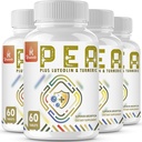 1500 MG Palmitoyletanolamid s luteolín 98% & Turmér, vysoká absorpcia, Micronized Pea Supplement for Discomfort Management- USA Made - 240 tabliet