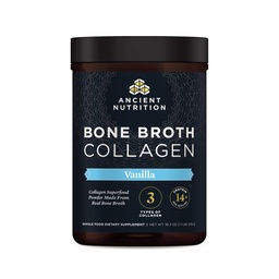 Staroveká výživa kolagén prášok, Bone Broth kolagén, Vanilla, hydrolyzovaný Multi kolagén Peptidy, podporuje pokožku a nechty, Joint Supplement, 30 Servings, 18.3oz