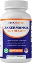 Vitamatic Akkermansia Muciniphila Gut Health - 60 DR Kapsule (Vypustené) - Vyrobené s prebiotickým Inulin Fiber