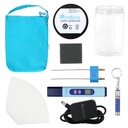 Koloidné striebro Generátor Kit 9,99% (Ag) Rods, TDS Meter Koloidné striebro Stroj, Impure indikátor vody, Water Ionizer Machine for Home, Travel Bag, Jednoduché Kit