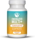 Energický multi - potentný multivitamín so 40 plne biologicky dostupnými živinami B komplexné vitamíny, vitamín D, vitamín C, vitamín K, zinok, kvarcetín, vápnik, horčík v alkalických formách - 180 kariet