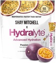 Hydralyte Shay Mitchell Electrolyte Powder Pakets, Low Sugar Rapid Rehydration, Hydratácia Powder for Heat, Travel, Cvičenie a Bachelorette Party (Passion Fruit)