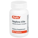 Rugby Nephro-Vite vitamín B a C komplexné tablety - diétne doplnky - 100 počet (1 balenie)