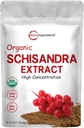 Organické Schisandra Extract Powder, 8 Ounce, Tradičné Adaptogen a Filler bez, Pure Schisandra Supplement, podporuje pečeň Detox a kognitívne zdravie, žiadne GMO