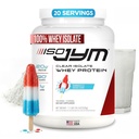 JYM Supplement Science Iso JYM Bombsicle, 90 kalórií, 100% Srvátkový proteín Isolát, Zero Tuk, Zero Sugars, Mixs Clear, for Women & Men, 20 Servings