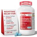 Time-CAP LABS, INC. Včasný acetaminofén PM - Extra sila PM - 400 Počet - V porovnaní s Tylenol PM Extra sila - úľava od bolesti PM pre dobrú noc spánku - Made in USA