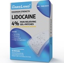 CARELAND 4% Lidokaín Patches 18 ks vodeodolná maximálna sila späť bolesť úľava produkty Patches so silným adhezívnym okrajom, pre krku kolená Nerve plece bolesť úľava svalov Relaxer, Super Sticky