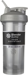 BlenderBottle Shaker Bottle Pro Series Perfect for Protein Shakes and Pre Cvičenie, 28-Ounce, Smoke Grey