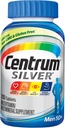 Centrum Silver Multivitamín pre mužov 50 Plus, Multimineral Supplement, Vitamín D3, B-vitamíny a zinok, bez lepku, non-GMO zložky, podporuje pamäť a kognitívne u starších dospelých - 200 Ct