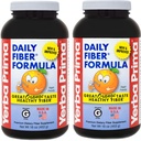 Yerba Prima Daily Fiber Formula 16 oz (Pack of 2) - Premium Dietary Fiber Supplement, Non-GMO, Gluten Free, Vyrobené v USA, Orange Flavor