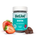 BeLive Biotin Gummies s multivitamínmi, folate, Inositol