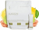 Kaizen Hydratácia - Premium Celotelový hydratačný nápoj - Energia, Zameranie, Wellness - Organické Electrolyte Mix s írskym morom Moss, Taurine, Monkfruit extrakt - osviežujúci citrónový limetkový aróma - 8.88 oz