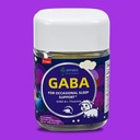 1 fľaša GABA Gummy spánok pokoj Gummy No Melatonin pre dospelých s L Theanine, 5-HTP, vitamíny D3, úľava od stresu, pokojný odpočinok, podpora relaxácie doplnok, čučoriedka, 60 Gummies, 30-dňová porcia