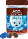 Dobrý deň čokoláda Melatonín pre deti [50 gróf] - Fair Trade non-GMO čokoláda s harmančekom a melatonínom 1 mg - Batoľa Melatonín, Deti Prírodné spánková pomoc pre vek 3 a up