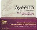 Aveeno 1% hydrokortizón Anti- svrbenie krém, 1 Oz (Pack of 3)