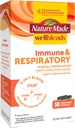 Nature Made Wellbleds Immune & Respiration, EpiCor Postbiotic, Vitamín C, Vitamín D3, Advanced Immune Suplement, 50 Vegetariánske kapsuly