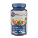 Záhrada života Organics Muži 40+ Gummy Vitamíny - Berry - Certified Organic, Non-GMO, Vegan, Kosher Complete Multi - Metyl B12, C & D3 - Gluten, Soy & Dairy Free, 120 Real Fruit Gummies