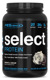 PESCIence Select Protein Powder, Whey and Casein Blend, Clean Protein Powder for Women and Men, Low Calorie, Low Carb, Keto Friendly, Gluten Free - Cookies and Cream - 27 Servings