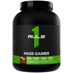 Pravidlo 1 Mass Gainer - High-Calorie Váha Gain Formula s 1,220+ Kalórie, 250g+ Complex Carb Blend, 40g All-Whey Protein Per Serving (8 slúžiace, Čokoládové arašidové maslo)