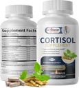 Cortisol Doplnky pre ženy a mužov, Cortisol Manager s horčíkom, Ashwagandha, Rhodiola, L-Theanine,Balanced Cortisol Levels pre Mood, Focus,Zzz Support