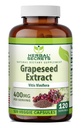 Bylinné Secrets Hroznové extrakt 400 mg 120 Veggie Capsules Supplement - Non-GMO - Gluten Free