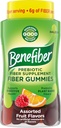 Benefiber Prebiotické Fiber Supplement Gummies for Digestive Health, rozmanitá ovocná chuť - 81 Počet