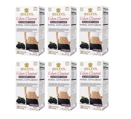 Hyleys Colon Cleanse Tea Blackberry Flavor (6 Pack - 150 Tea Bags Total)