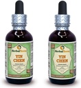 Yin Chen, Capillary Wormwood (Artemisia Scoparia) Glycerit, Sušený Herb Alkohol-FREE Tekutý extrakt (názov brada: HerbalTerra, Hrdo vyrobený v USA) 2x2 fl.oz (2x60 ml)