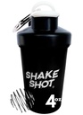 Čierna - 4oz Mini fľaša na precvičenie, Kreatín, malé Scoop Doplnky (Nie je pre proteín) Clip & Shaker guľa