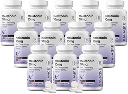 Balancebreens Melatonin 10mg Fast-Dissolve, 120 Tablety 