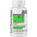 Youth & Tonic Thermogenic Supplement 30 Kapsule ako Advanced Diet Podpora pre energetický metabolizmus Zameranie pre mužov a ženy s kofeínom Chróm Glucomannan Guarana Hoodia Gordonii