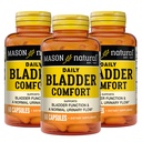 Mason Natural Daily Bladder Comfort, 30,Day Supply, s vápnikom, Tekvicové semeno, a sójové mikróby na podporu normálnej funkcie močového mechúra, 60 Kapsule (Pack of 3)