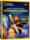 National Geographic Set ohromujúca chémia - Mega Science Kit s 45 jednoduchými experimentmi- Urobiť sopku a spustiť raketu, STEM projekty pre deti veku 8-12, Veda hračky (exkluzívne)