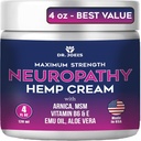 Dr. JOEL'S neuropatia krém - Maximálna sila Nerve Relief krém pre nohy, ruky, nohy- 4 OZ veľké - Made in USA
