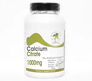 Citrát vápenatý 1000mg ~ 100 Kapsule - Žiadne doplnkové látky ~ Prírodné doplnky