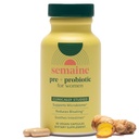Semaine Super Powered Prebiotic + Probiotic for Women, Efektívne 3-in-1 Multi-Action Formula to Nurish Gut Health, Soothe IBS, Support Bloat Relief & Imunity Boost, Klinicky študované (60 ct)